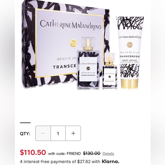 Catherine Malandrino Accessories - SOLD NEW! Catherine Malandrino Transcendent Gift Set